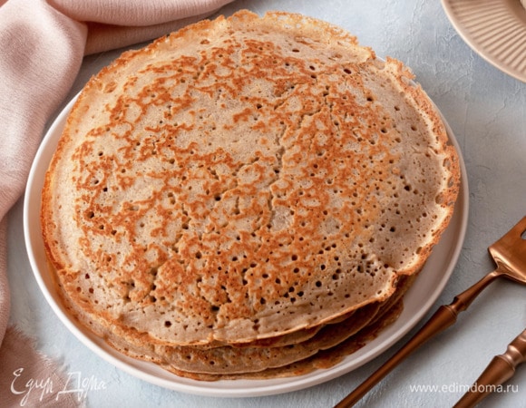 Постные гречневые блины