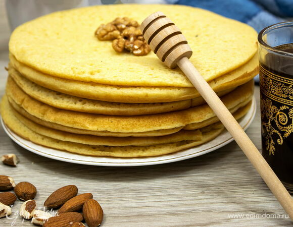 Постные блины на манке