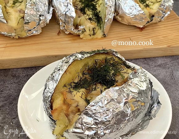 Крошка-картошка с беконом и сыром