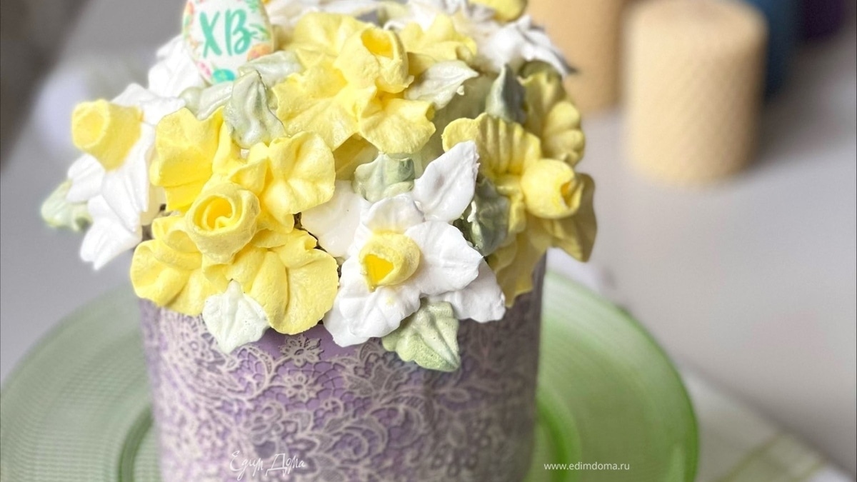 Творожный кулич