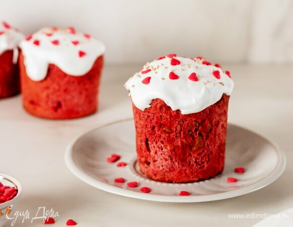 Кулич «Красный бархат»