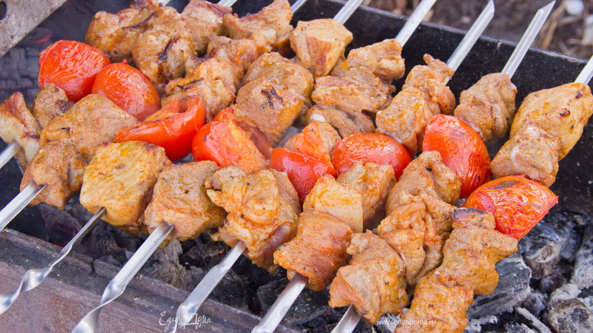 Шашлык в томатном соке
