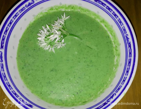 Велюте с черемшой и шпинатом