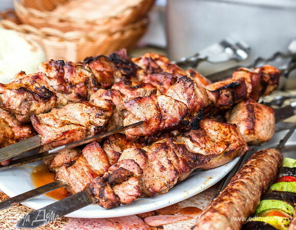 Шашлык с яблочным уксусом