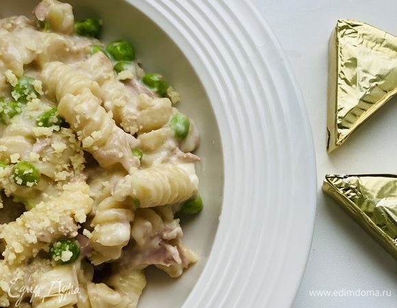 Паста с тунцом и плавленым сыром Паста с тунцом и плавленым сыром