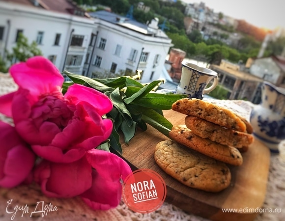 Печенье с шоколадными каплями Печенье с шоколадными каплями