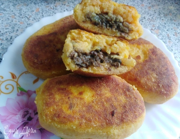 Зразы картофельные с грибами