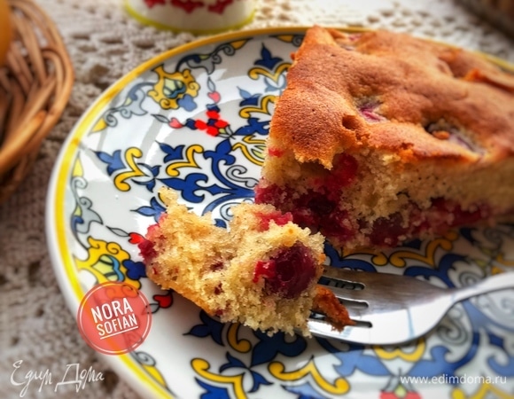Нежный вишневый пирог Нежный вишневый пирог