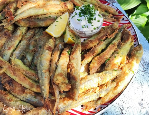 Жареная мойва