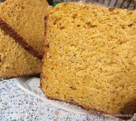 Кукурузный хлеб на ржаной закваске и ряженке