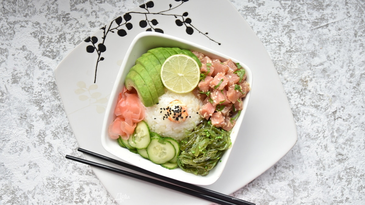 Ахи-поке, или Суши в миске