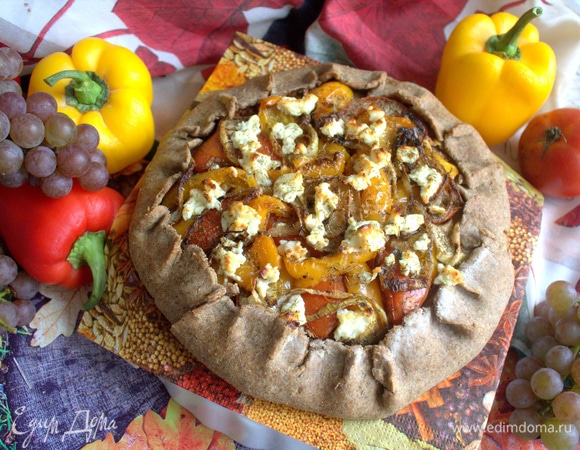 Ржаная галета с овощами Ржаная галета с овощами