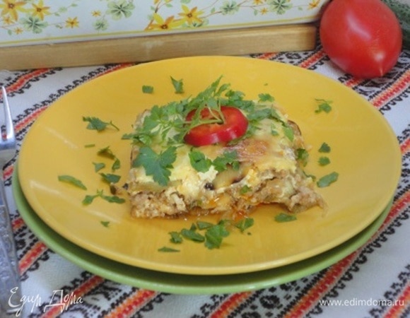 Запеканка из баклажанов с мясом Запеканка из баклажанов с мясом