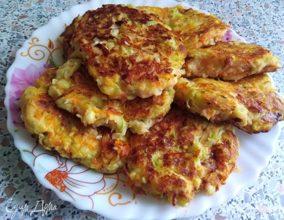 Кабачковые оладьи