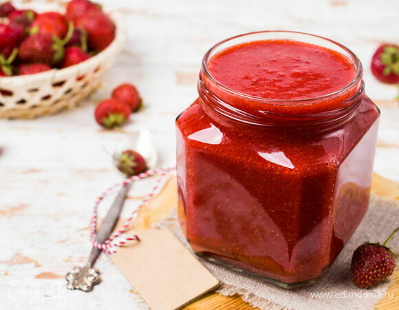 Пюре из замороженной клубники Пюре из замороженной клубники