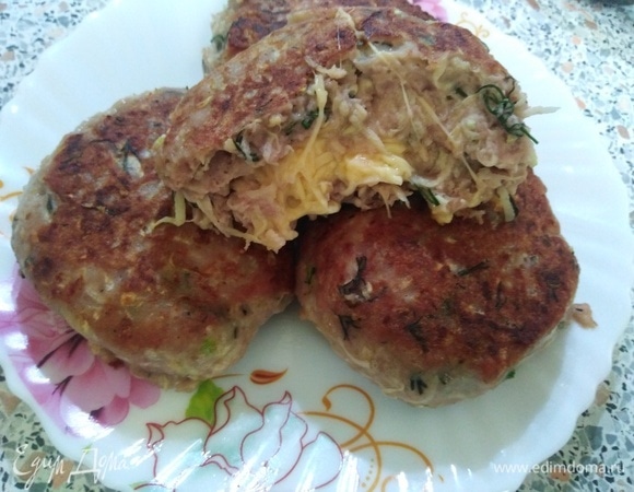 Котлеты с кабачками