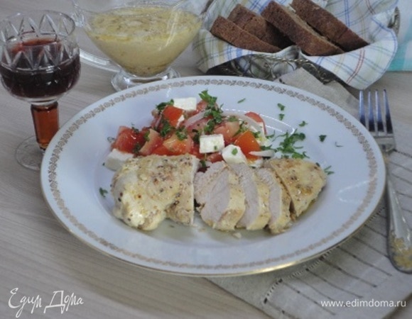 Курица в дижонской горчице со сливочным соусом Курица в дижонской горчице со сливочным соусом