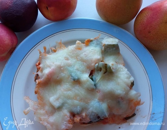 Кабачки, запеченные с сыром