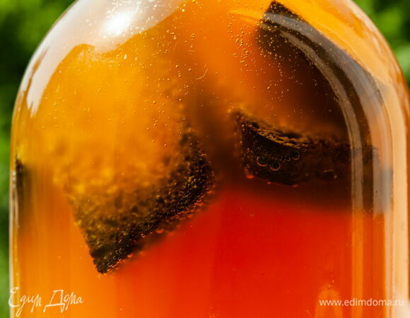 Квас из ржаного хлеба без дрожжей Квас из ржаного хлеба без дрожжей