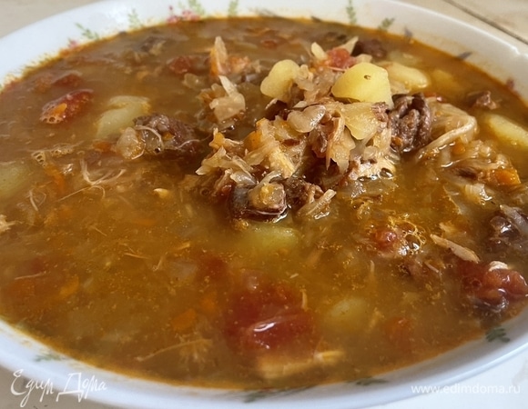 Щи суточные из квашеной капусты