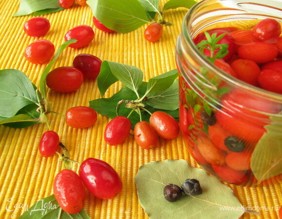 Маринованный кизил Маринованный кизил