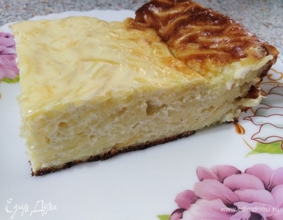 Лапшевник с творогом и сыром Лапшевник с творогом и сыром