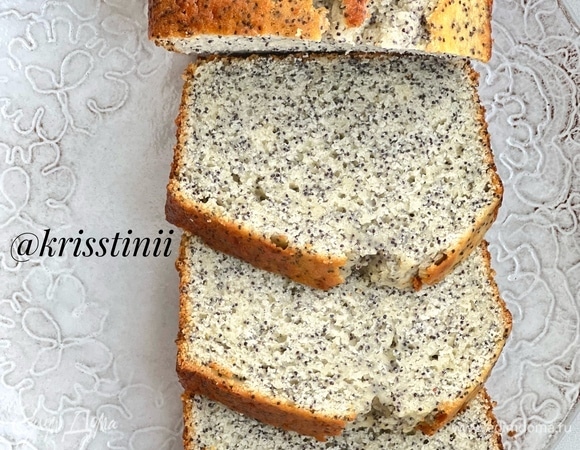 Лимонный кекс с маком Лимонный кекс с маком