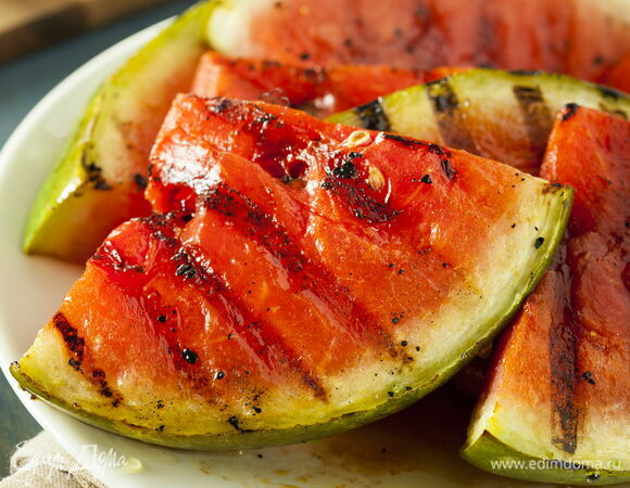 Арбуз на гриле