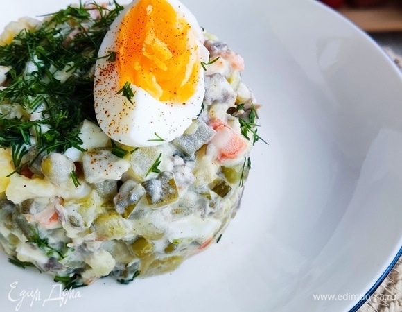 Оливье с говядиной Оливье с говядиной