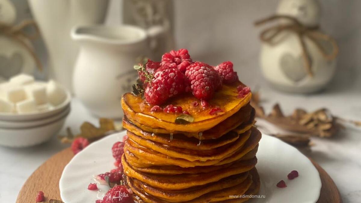 Тыквенные панкейки
