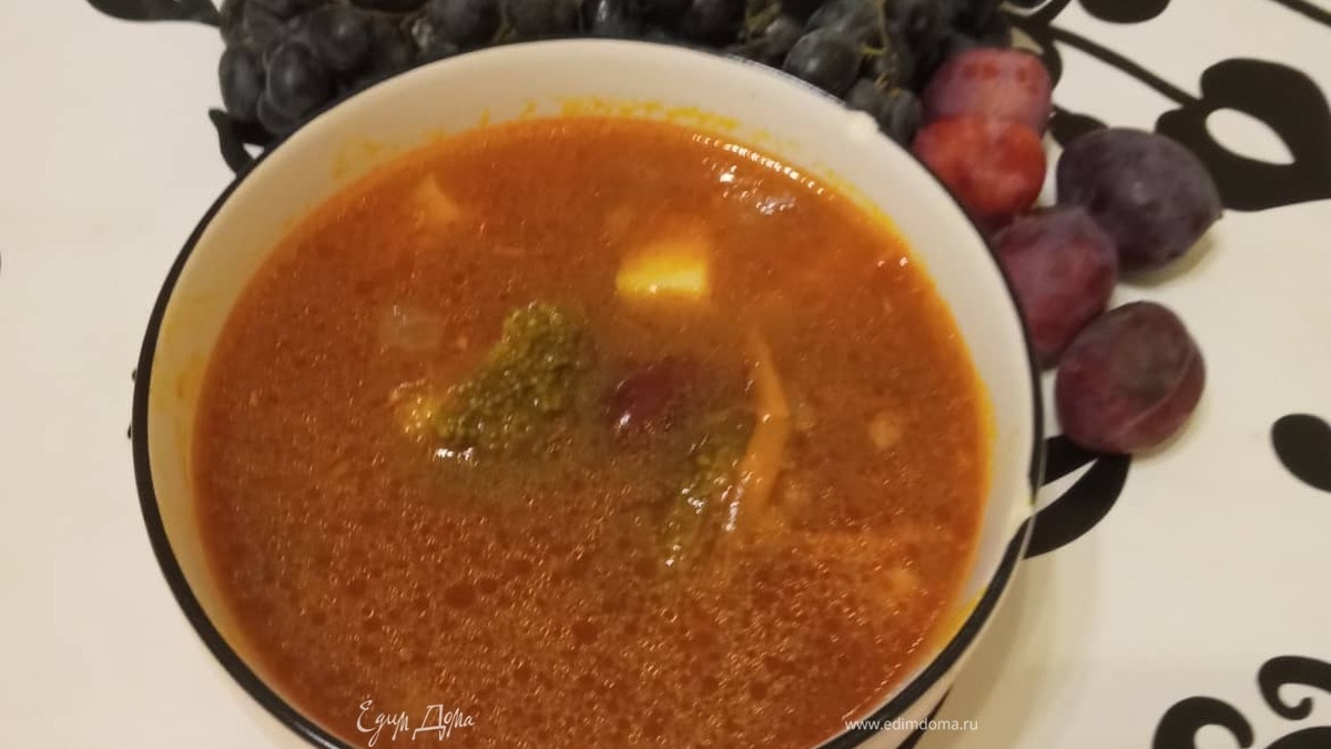 Суп «Фасоль в томате»