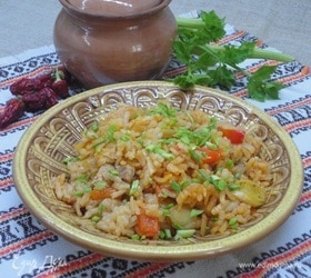 Мясо с рисом по-сербски