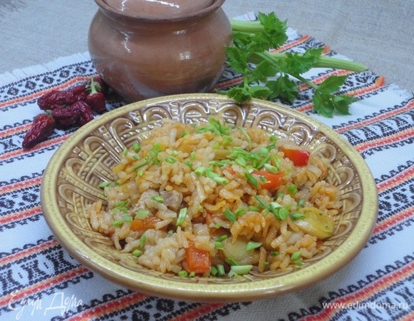 Мясо с рисом по-сербски
