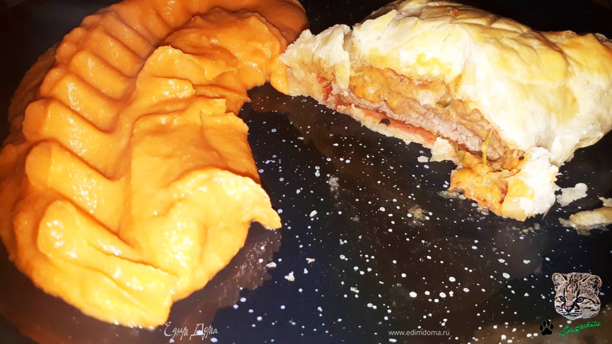 Пюре из батата и фейхоа