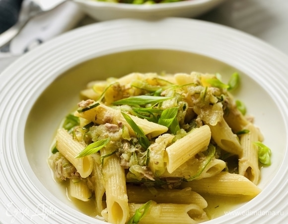 Паста с тунцом и цукини Паста с тунцом и цукини