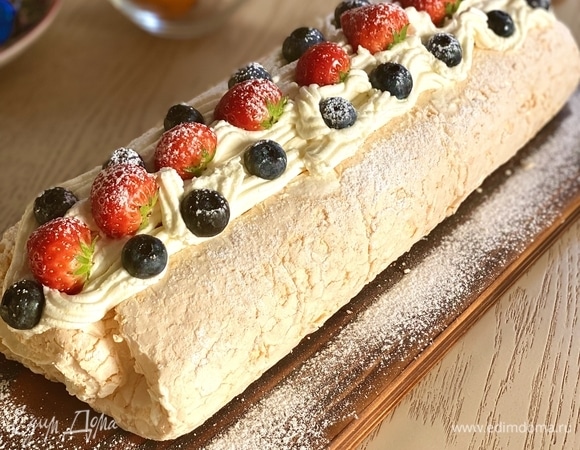 Меренговый рулет Меренговый рулет