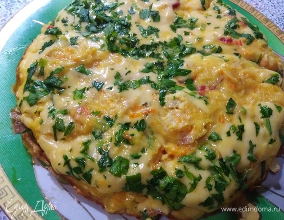 Тушеная капуста в заливке Тушеная капуста в заливке