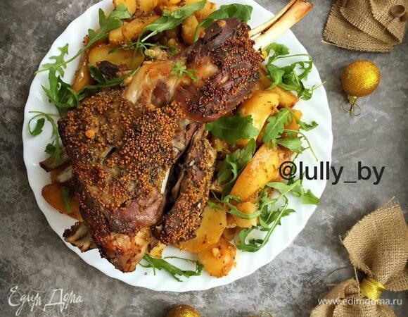 Запеченная баранья нога Запеченная баранья нога