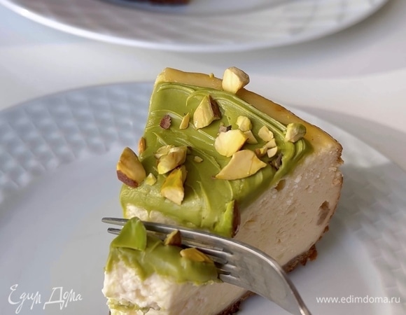 Чизкейк с фисташками Чизкейк с фисташками