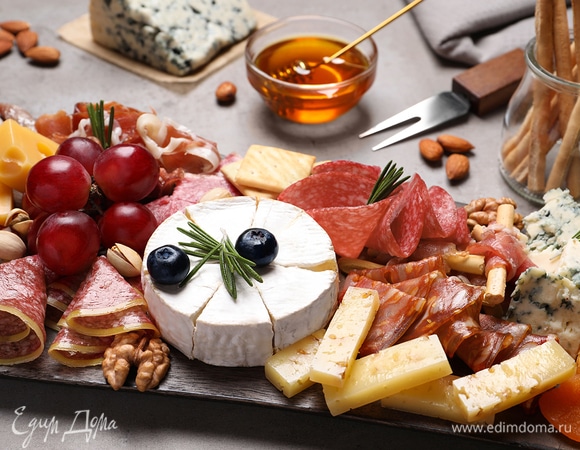 Закусочная тарелка на Новый год Закусочная тарелка на Новый год