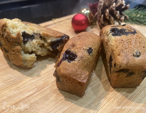 Кексы с черникой Кексы с черникой