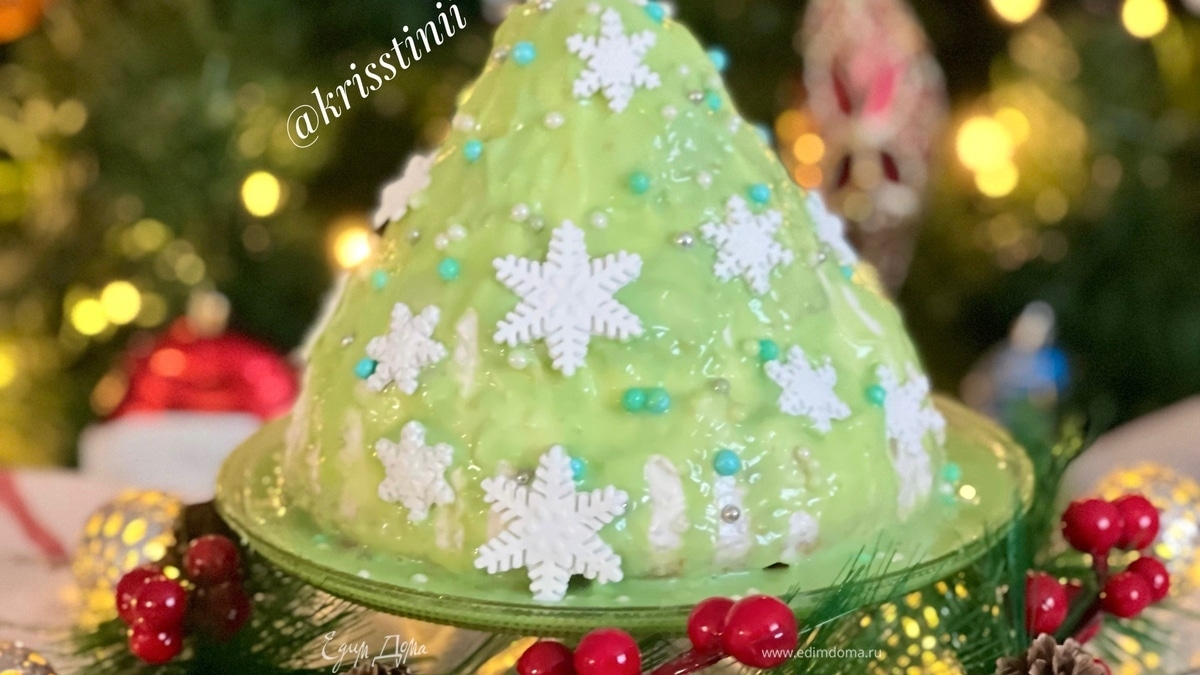 Праздничный торт «Елочка»