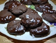 Шоколадное печенье с солью