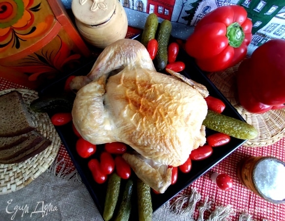 Курица на соли