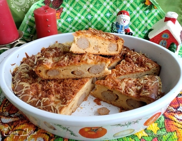 Пирог с фрикадельками Пирог с фрикадельками