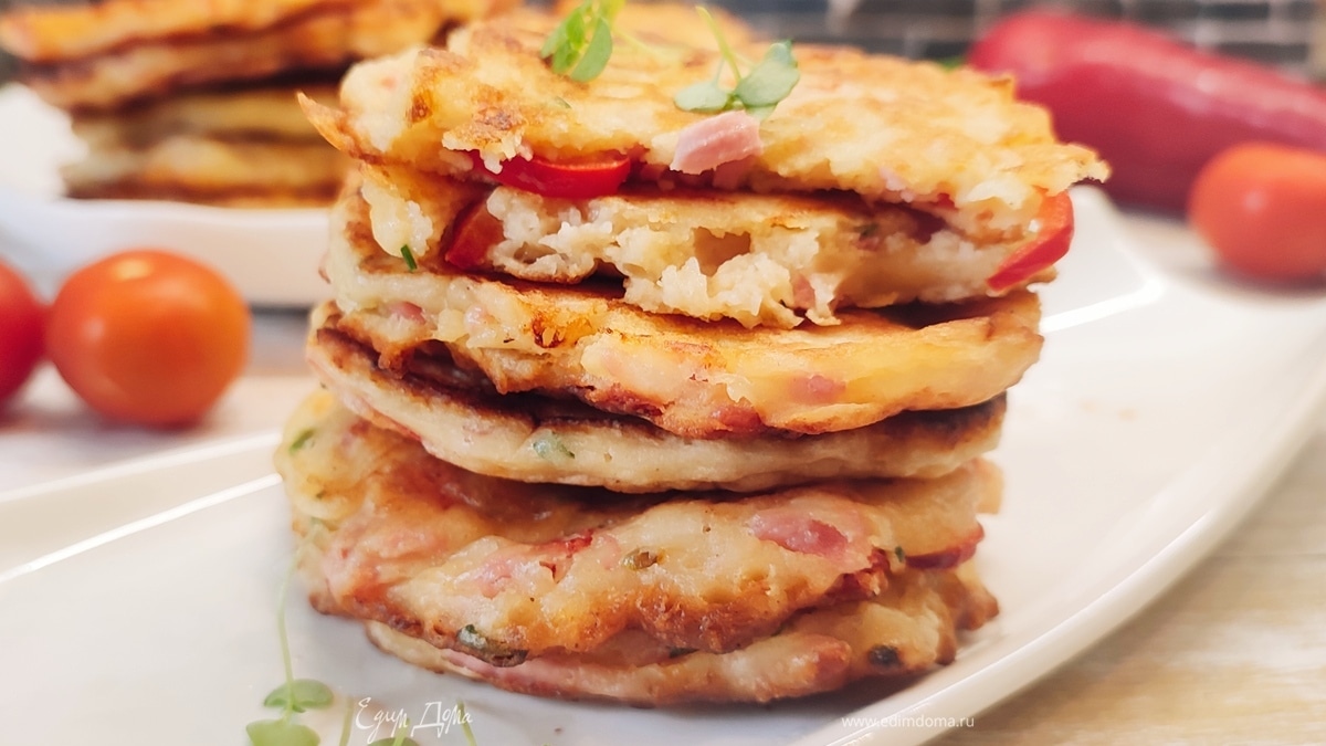 Оладьи-пиццы