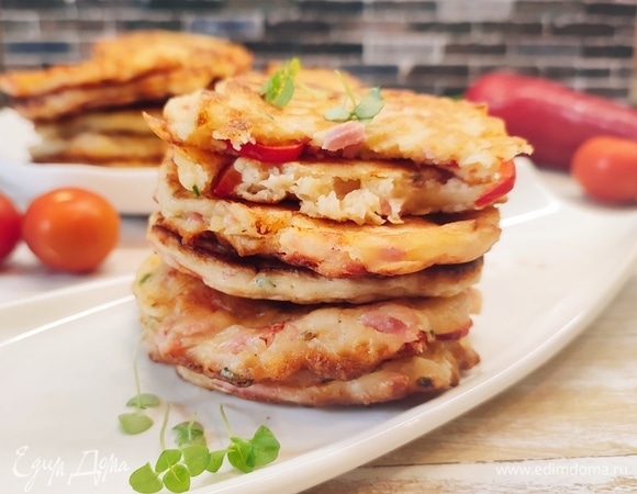 Оладьи-пиццы