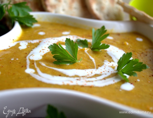 Суп-пюре из батата и тыквы