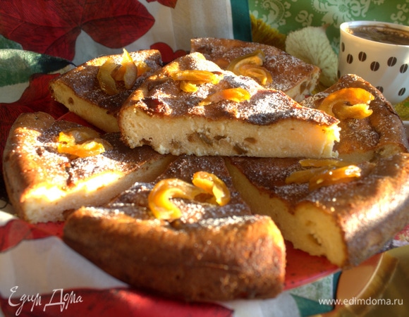 Творожная запеканка с цидонией