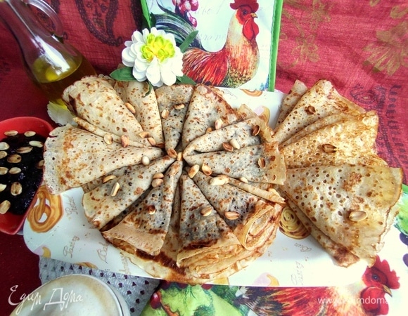 Блины с маковой начинкой